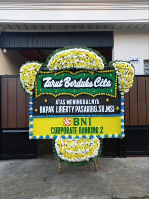 Papan Bunga Duka di Suka Mulya