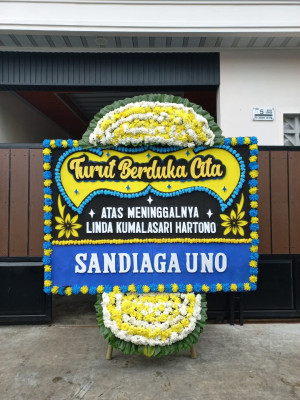 Papan Bunga Duka di Suka Mulya